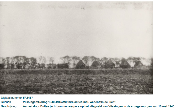 bomaanval vliegveld vlissingen 10 mei 1940